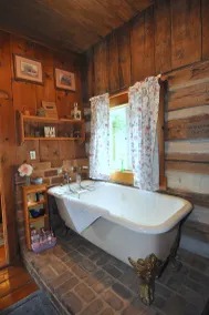 Pondview Cabin - Rustic Log Style Home, Grill, Wifi, Screen Porch, Trail, View, Pond Access, King Bed - Image 3