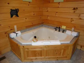 Comfy WATERFRONT escape awaits at Bear Creek Cabin near BR Parkway & I-77 - Image 3