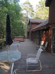 Afsondret Lodge på Webb Lake - Privat Tennisbane, Spabad - Image 5