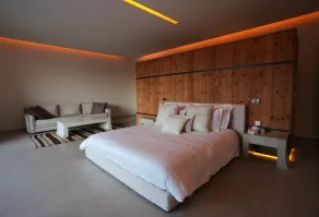 white stone luxury modern villa in marrakech - Image 5