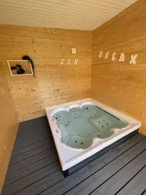 COMFORTABLE WOODEN CHALET GITE WITH PRIVATE SPA IN MAURIAC NEAR SALERS - Image 3