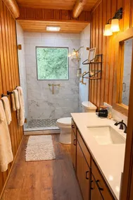 Large Log Cabin-Ocean View/Beach/Hot tub/BBQ/Games/EV/Pets - Image 2