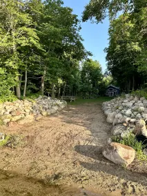 Private Cabin on Dead Lake-14 acres, dog friendly, hard sand beach, comfy beds  - Image 4