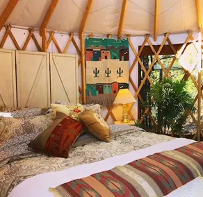 Das YOGA YURTA in der NACHHALTIGEN SONNIGEN MILDEN ECO-VILLA - Image 4
