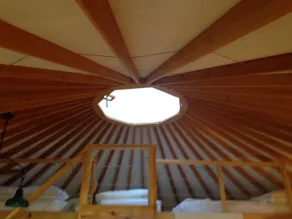 Tan Yurt On Beautiful Logan Martin Lake. Located in Clear Creek Cove RV Resort. - Image 3