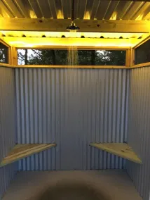The Bluebonnet Yurt is a romantic yurt getaway with private outdoor shower - Image 2