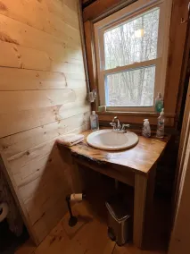 Very private log cabin nestled in the woods to unwind & unplug.  - Image 3