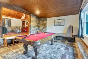 Stone Cabin Indoor Heated POOL W TENT + Firepit - Image 2