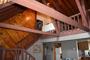 Spacious log cabin overlooking our little town - Image 2