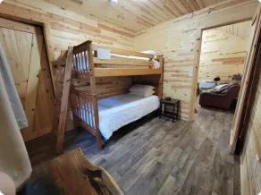 Peaceful, brand new cabin get-away at the center of 100-acre farm-built May 2022 - Image 4
