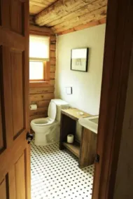 Luxury secluded Catskill log cabin on creek-ski hike great restaurants mins away - Image 3