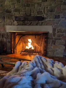 Quaint Newly Remodeled Cabin with Stone Fireplace - Private Hot Tub - King Bed - Image 3