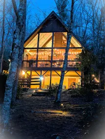 Peaceful Cabin Retreat w/ Fishing Pond, near Folk School. WiFi,  Pet Friendly! - Image 3