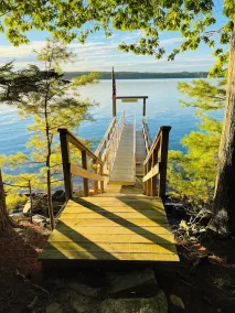 Beautiful oceanfront three-bedroom home overlooking Wolfe's Neck State Park. - Image 2