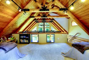 ❤Waterfront Acre | 180° Views | Custom Log Home | By Vacationloghome - Image 4