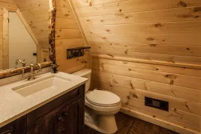 Flodhytte, ørredfiskeri, bjergudsigt, privat brugerdefineret bjerghytte - Image 5