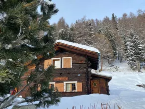 Chalet ça me Suffit, mein kleines Paradis -Aussen : kleines 2-stöckiges Chalet für 2 Personen am Anf - Image 4
