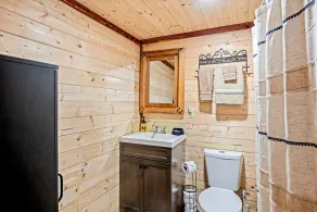 Brand new! 2bed/1bath Cabin with Mountain View, hot tub and grilling deck / Fire Pit table - Image 3