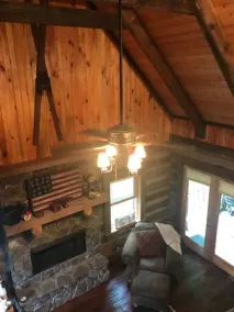 Nybygget Autentiske Log Cabin i Blue Ridge Mountains - Image 3