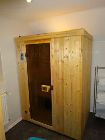 House Oll Tuun Rhauderfehn Leer Ostfriesland 6 Pers. Spis infrakabin - Image 3
