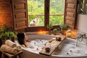 Magischer Ort, Ideal Paare: Jacuzzi, Berge, Grill und Feuerstelle - Image 5