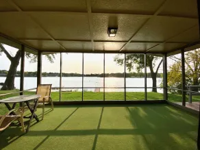 Rustic Three Bedroom Cabin with 28 Foot Dock on Cedar Lake - Nashua, Iowa - Image 4