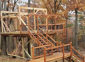 Handcrafted NH Treehouse · 2hr Boston · Fire Pit, Lake, Stargazing - Image 4