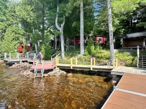 Direct waterfront overlooking forever wild forest on a hidden dead end street - Image 4