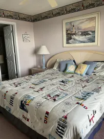 Beautiful beach and bay view at SeaWatch ocean condo. - Image 4