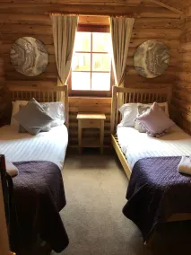 Lakeside Log Cabin with hot tub overlooking the water. - Image 3