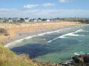 Villa med pool nær stranden i Bretagne (Pouldu) havudsigt 12 personer - Image 5