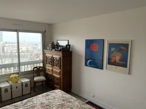 2 pieces en étage élevé vue tout Paris avec balcon ensoleillé. Buttes Chaumont - Image 4