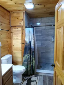 CreekView Cabin is  very private overlooking  Shoals Creek wJacuzzi  & more - Image 2