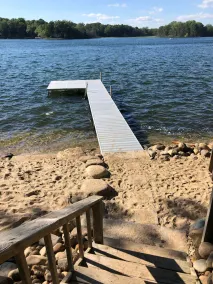 Lakefront Walkout Cottage, Beach, Dock, Kayaks, Sunsets on Pine Lake! 🐚🐟 - Image 2