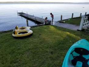 Lakehome near Houghton with Outdoor Sauna! - Image 4