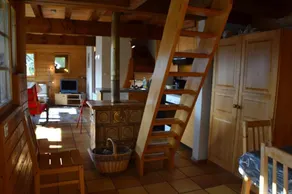 Esterno: chalet a Chandolin, per 4-6 persone, balcone, terrazza, prato con mobili da giardino - Image 2