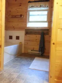 3 Bdrm, Loft, 1.5 baths knotty pine cabin, handicap accessible on 55 acre lake - Image 3