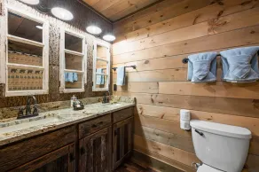 5-BR Cabin w/ Mtn Views, Pool, Hot Tub & Theater - Image 5