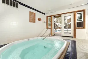Mountain Studio til 2 med pejs | Pool + Hot Tub Access - Image 2