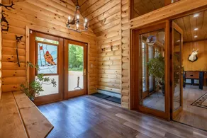 Beautiful Lakeview Log Cabin on 60-Acre Property - Image 2