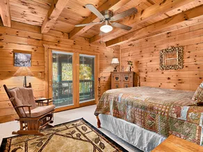 Decorated Christmas log cabin with mountain View, Hot Tub, Pool Table, sleeps 10 - Image 5