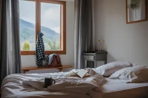 Yta: ca 20 m��. Vardagsrum med bäddsoffa. Sovrum med dubbelsäng - Image 3