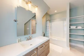 Custom lakefront home with private beach, dock & firepitq - Image 4