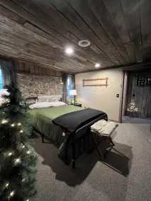 Cozy up in this rustic Stone Lodge and relax by the fireplace - Image 2