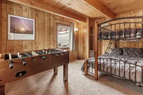 Forest Edge Retreat - Cozy, log cabin with a wood burning fireplace! Pool Table, Foosball and Darts! - Image 4