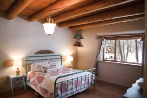 Peaceful Adobe home between Taos/TSV- Mountain Views, Hot Tub, Summer Garden - Image 4