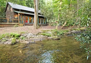 Riverbend Den 2BR Creekfront Cabin • Adventure Included • Sleeps 6 - Image 4