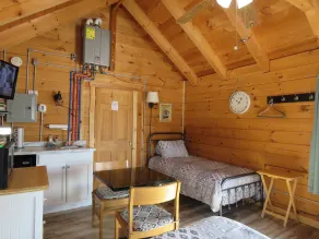 Cabina moderna situada en los abedules y pinos del centro de Maine. - Image 4