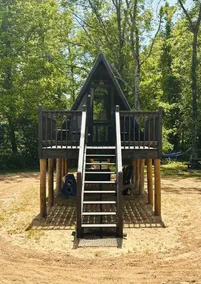 Camp under Blue Ridge Mtn sky river A Frame Cabin - Image 5