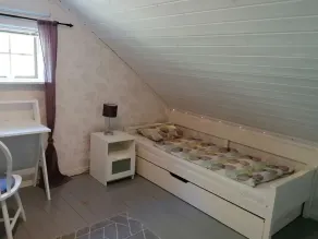 Naturnahes familienfreundliches Ferienhaus mit Sauna, Trampolin und Kajak - Image 5